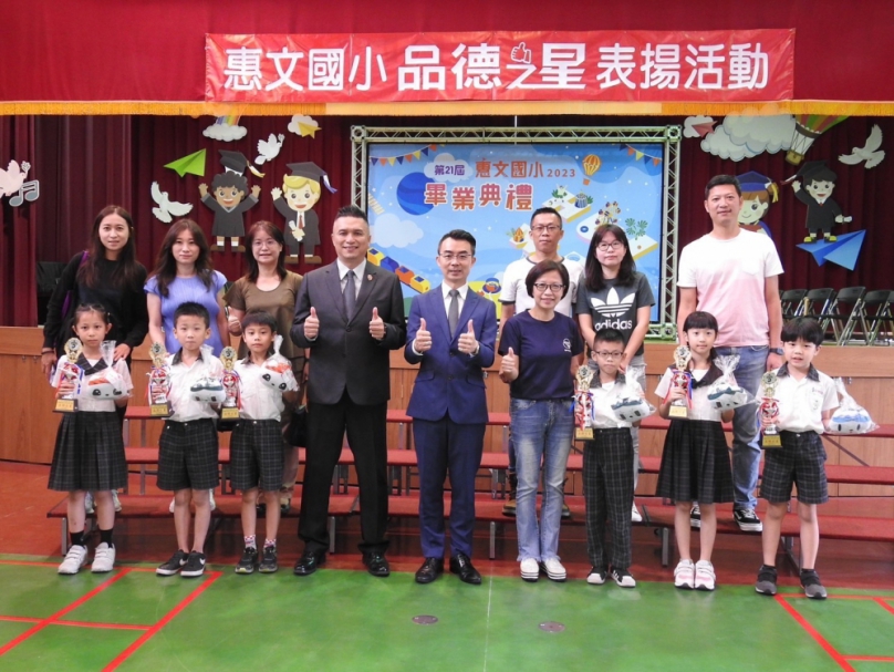 智慧加上品德才是真正的教育  台中市品格教育協會理事長朱暖英議員：學校積極推動品格教育 相信個個都會有好品德