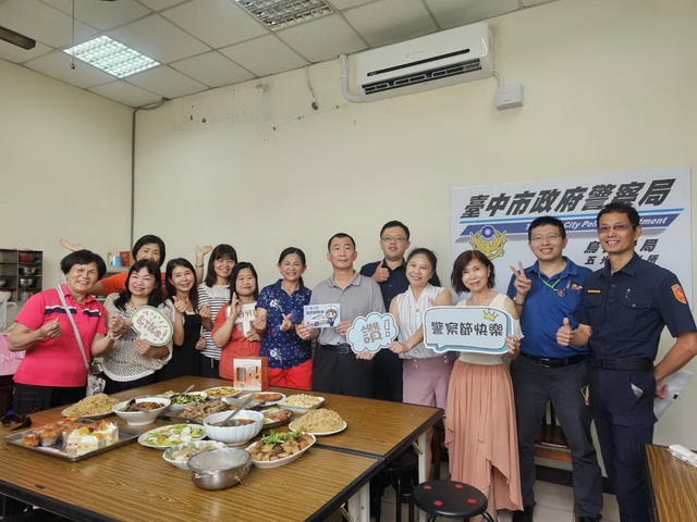 歡慶警察節！警察志工好手藝秒殺完食