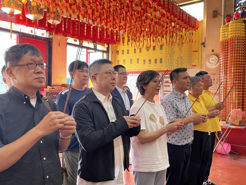 立委參選人蔡壁如參訪浩天宮