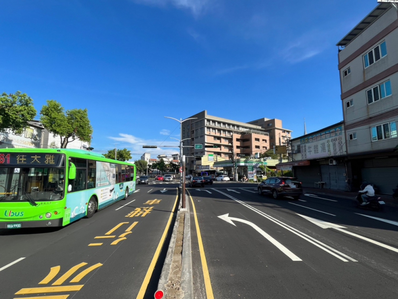 改善雅潭路四段車流  中市交通局規劃6處路口設左彎避車道