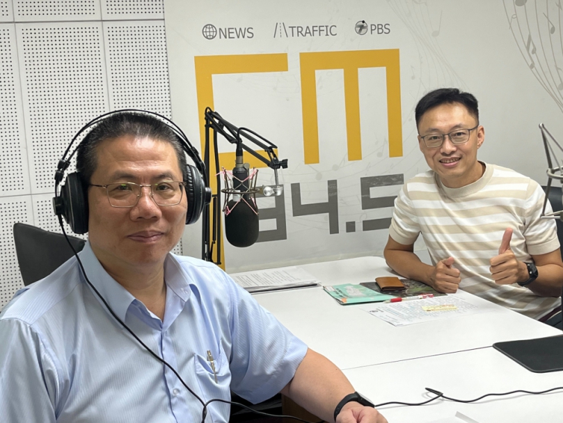 清水警分局長親上警廣暢談犯罪預防宣導