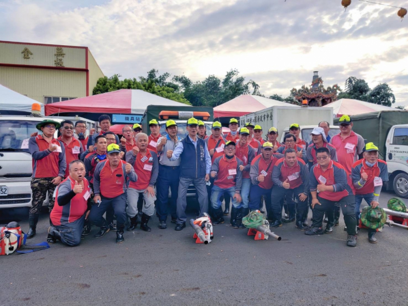 環保英雄給個讚！中市環保局持續支援雲林縣大消毒