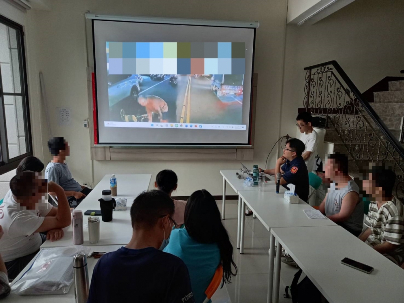 清水警方加強宣導禮讓行人觀念