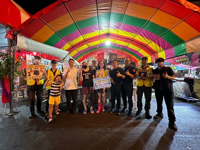 大里杙七將軍廟文化祭開跑  霧警防詐宣導不能少