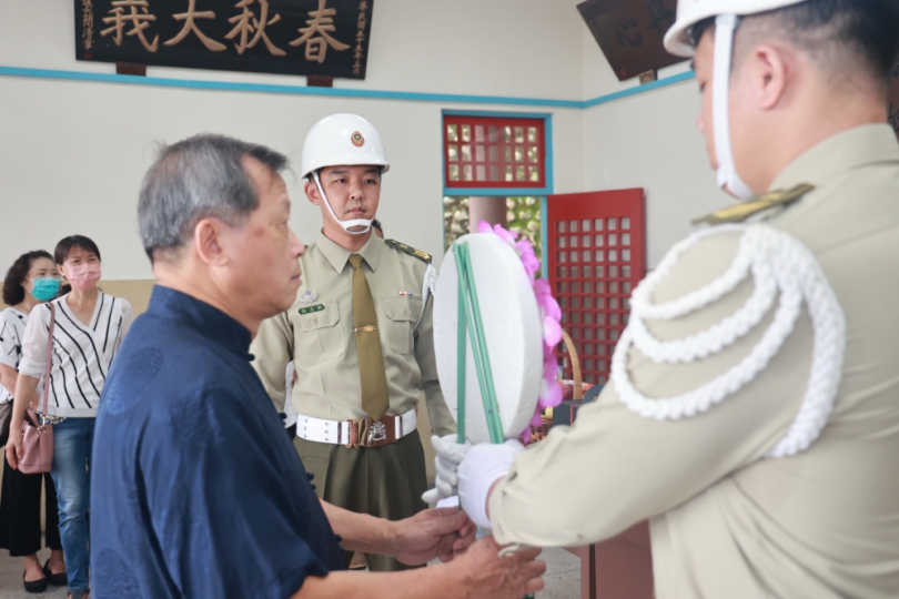 投縣忠烈祠秋祭 王副縣長主祭緬懷先烈精神