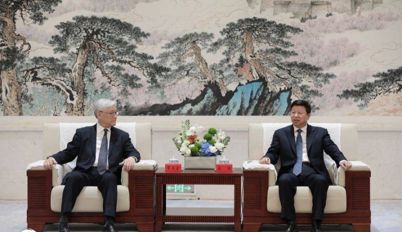 夏立言赴山西參拜關帝廟  會見國台辦主任宋濤