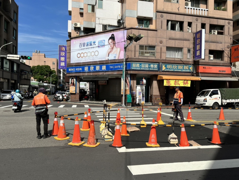 台中天坑再現  中市建設局：即刻要求改善