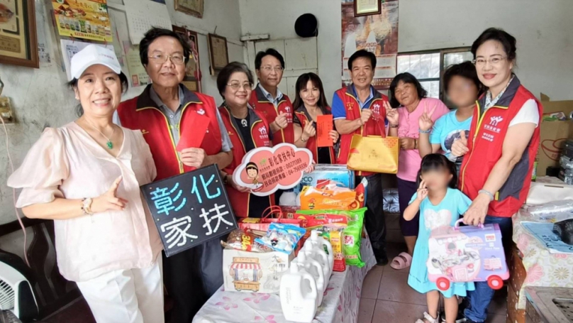 二林囝仔心存感恩回饋社會　提前與家扶兒歡度中秋