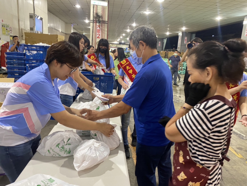 大甲農會北上行銷大甲芋頭  攜手北農共創佳績