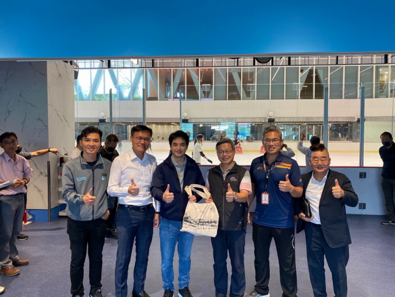 北屯國民暨兒運中心工程火熱進行  中市府北上交流冰宮經驗