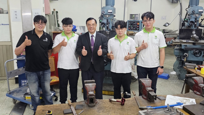 技能超群為彰化爭光　建國科大機械系國手選拔四金奪魁