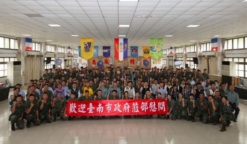 感謝國軍防疫辛勞！中秋節前夕副市長葉澤山率團赴陸軍三九化學兵群