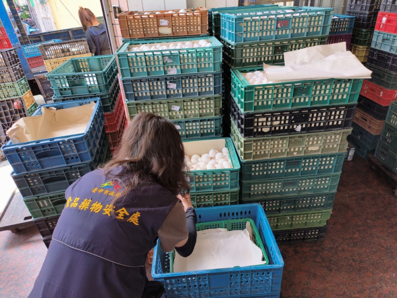 中市府大力度稽查問題進口蛋不鬆懈  已完成185家業者  持續為蛋品食安把關