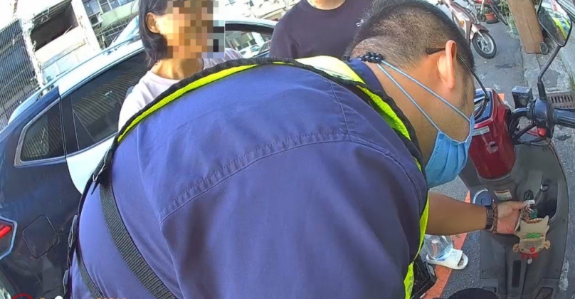 清水警方助失智迷途婦人返家