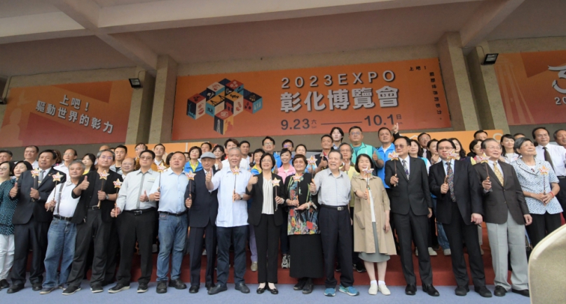 建縣300年，彰化縣府在縣立體育館舉辦「彰化博覽會」系列特展。（照片縣府提供）