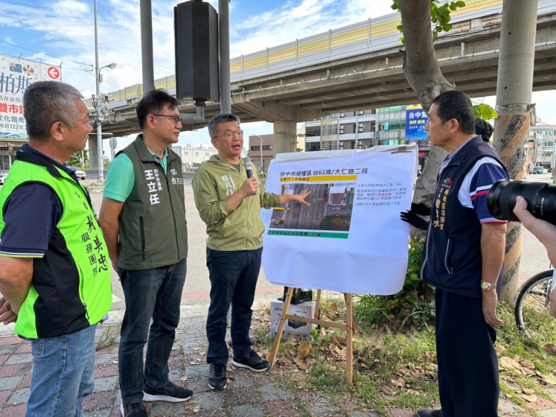 維護行人及行車安全  蔡其昌會勘改善梧棲區兩危險路口
