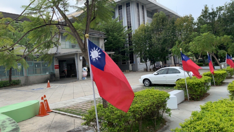 喜迎雙十國慶  壯麗旗海飄揚台中