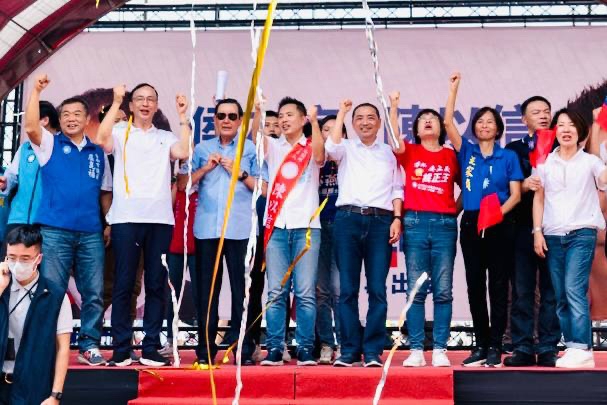 侯友宜全國首座聯合競總成立  馬朱侯到齊力挺陳以信