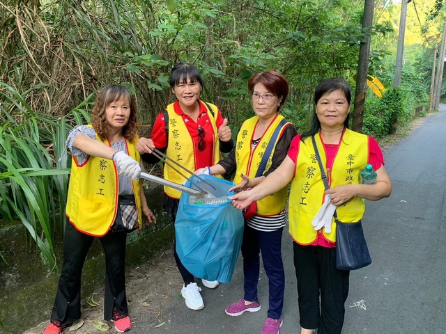霧峰警分局志工訓練  齊聚百名志工淨山樂悠遊
