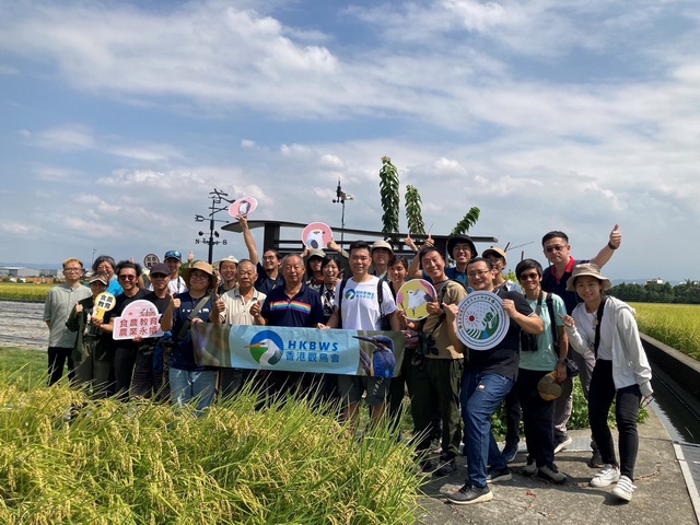 中部最大友善耕作田區在霧峰  吃米護生態  吸引香港觀鳥會組團交流