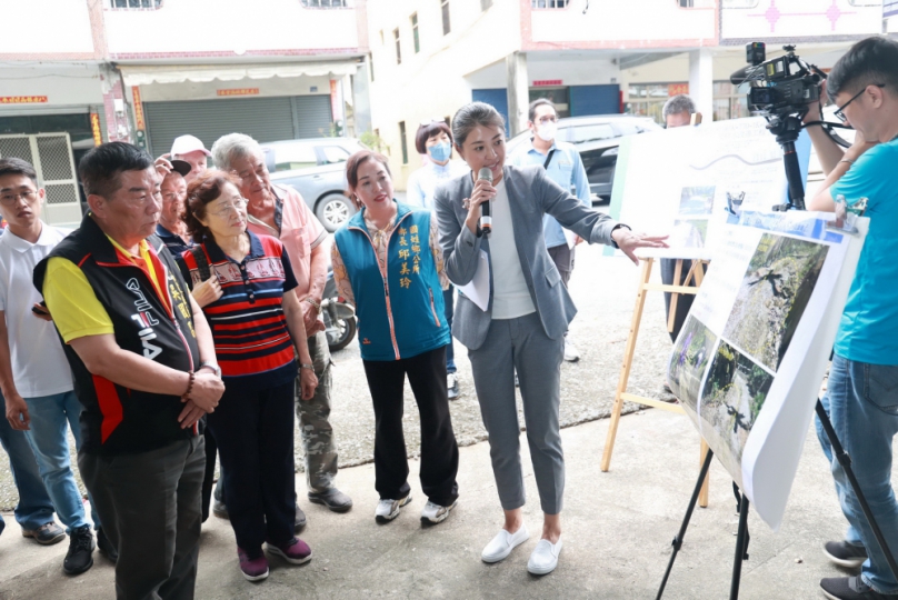 國姓、魚池15處農水路老舊有安全之虞 許縣長撥逾2千萬改善