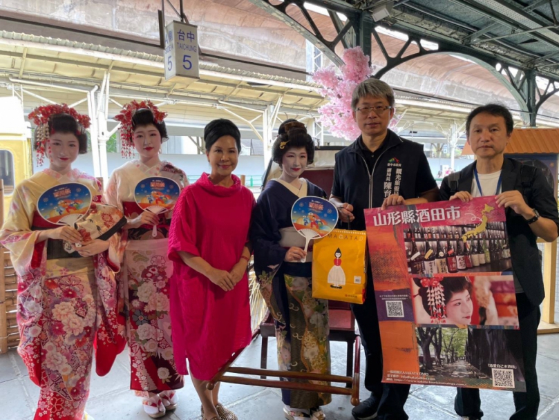 日本山形縣酒田市舞娘受邀演出！鈴蘭通散步納涼會展現國際友好