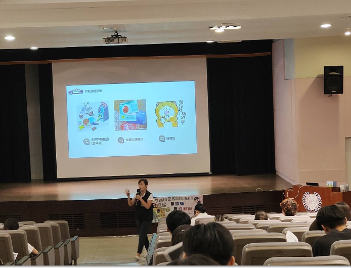 清水警方至弘光科大進行識詐宣導  正妹大學生分享經驗