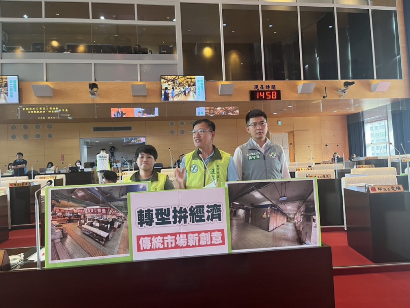 沙鹿公有市場地段精華人潮冷清  中市議員要求傳統市場轉型活化