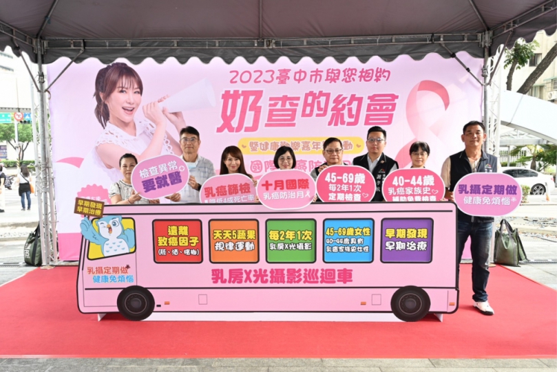 「奶查的約會」乳癌篩檢  中市衛生局邀民來體驗