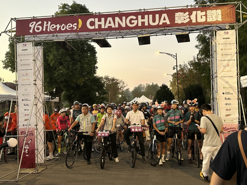 成美文化園打造「單車補給站」。（照片成美提供）