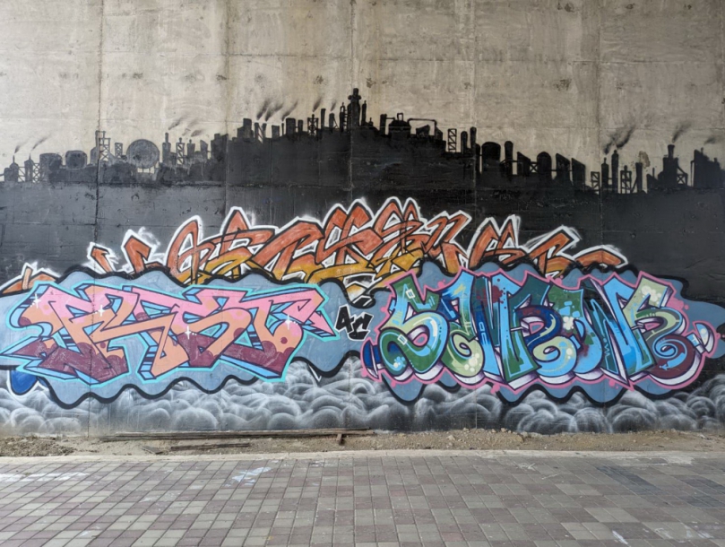 臺中大里塗鴉示範區重新開放  歡迎前往創作