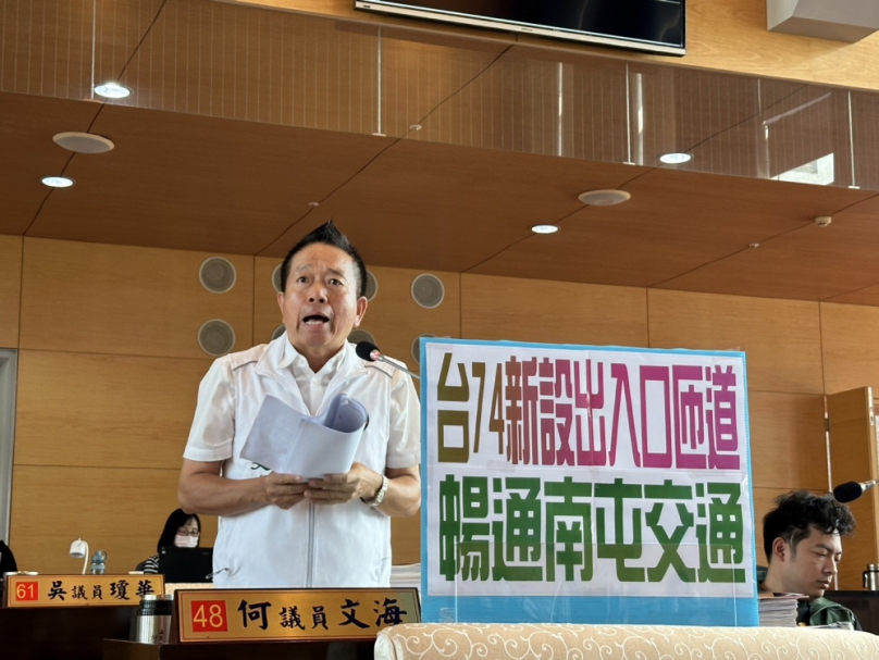 台74線新設出入口匝道   暢通南屯交通