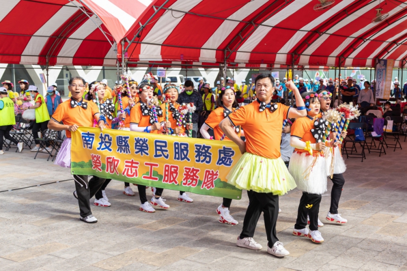 投縣志工大會師 30隊300名志工競技交流趣味溫馨