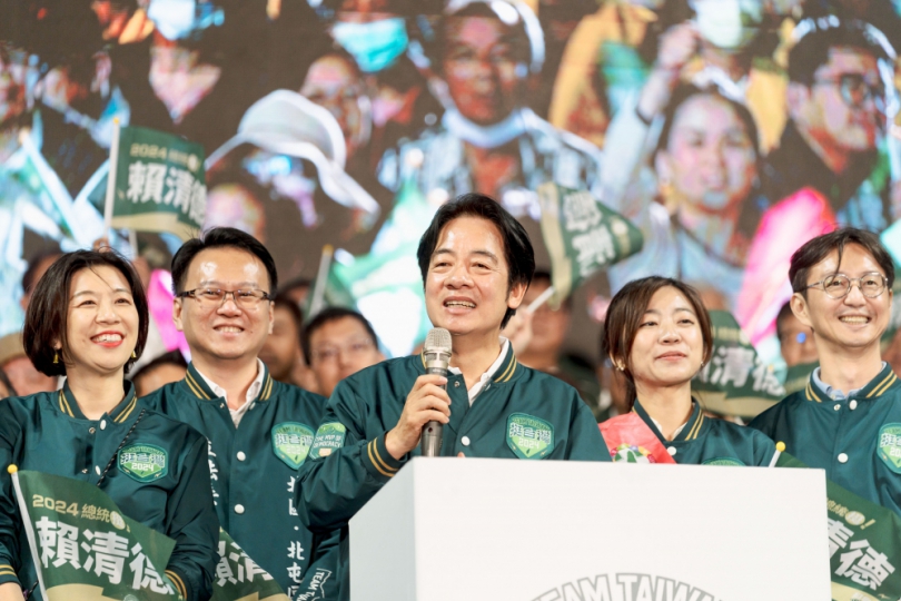 賴清德出席「台中市競選總部成立大會」