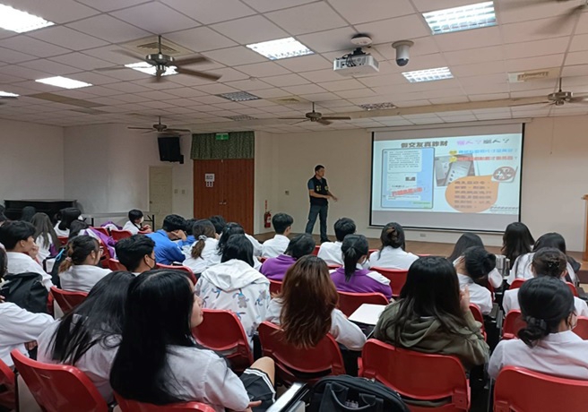 太平警分局轄區校園巡迴向師生宣導「識詐」、強化「打詐」