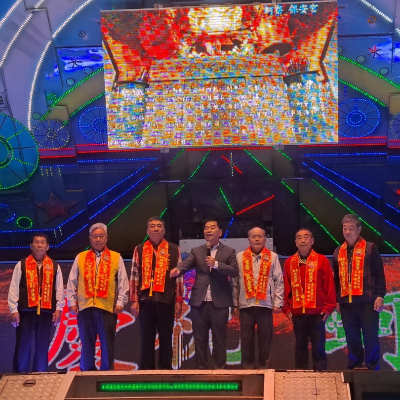 蚵寮保安宮辦理王爺聯誼會  席開83桌平安宴  相當熱鬧