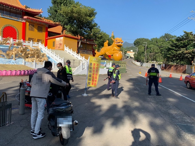 中投警136縣道區域聯防啟動  取締飆車危駕不手軟