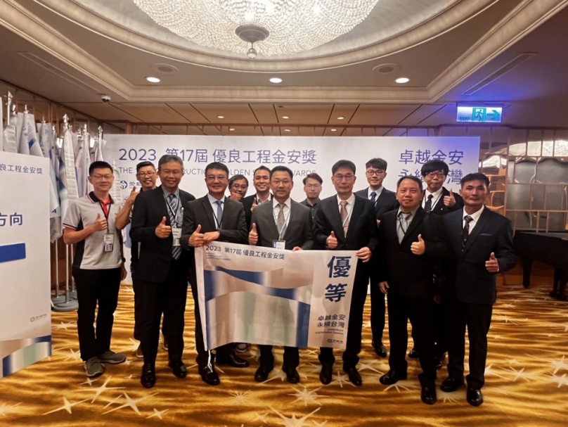 重視公共工程勞工職安  中市府「光竹橋」獲勞動部金安獎優等