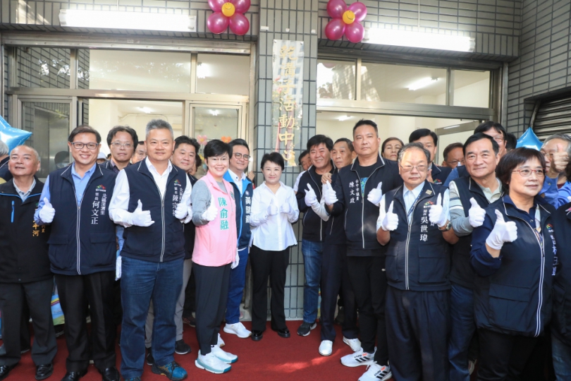 安全第一！北區乾溝子活動中心耐震補強完工  市長盧秀燕：提供更安全舒適場域