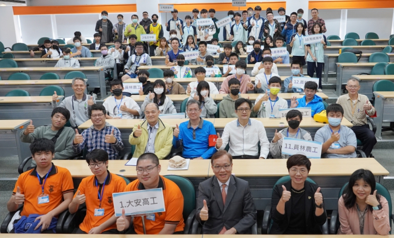 ﹁全國高中職迷你太陽能車競賽﹂大葉登場。（照片大葉提供）