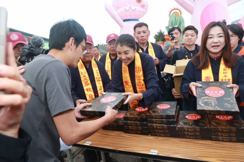 埔里三獻清醮大典圓滿 許縣長主持普渡開香祈求平安