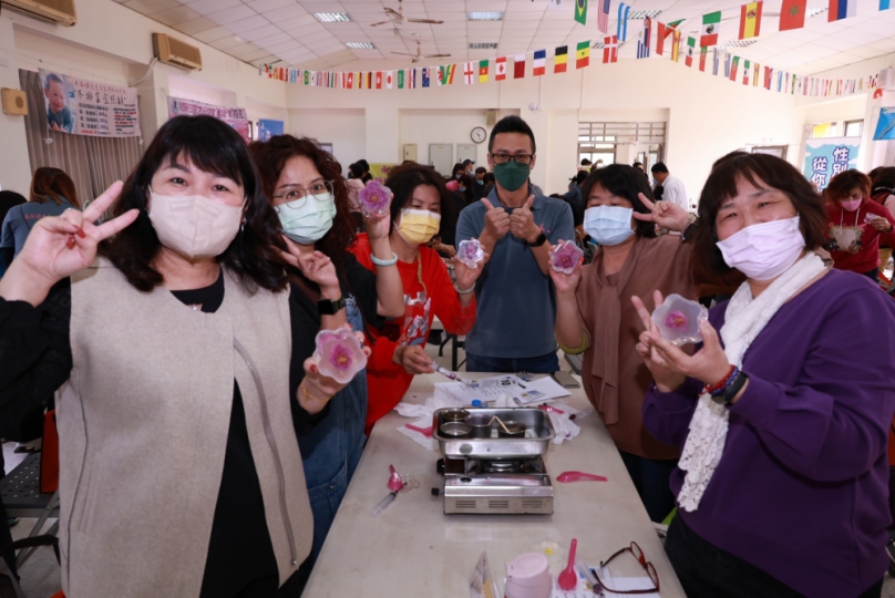促進新住民文化共融 果凍花製作課程座無虛席