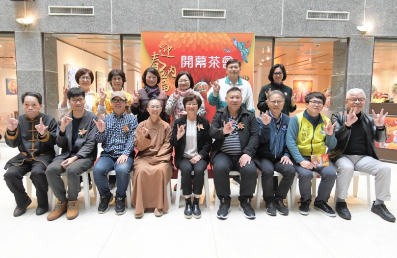 佛光山福山寺「佛光緣」，美術館登場。（照片縣府提供）