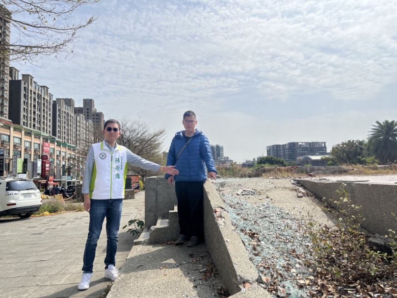 西屯中科廣場拆除變廢墟  民進黨台中市議員林祈烽：附近民眾感嘆何時再現繁華？