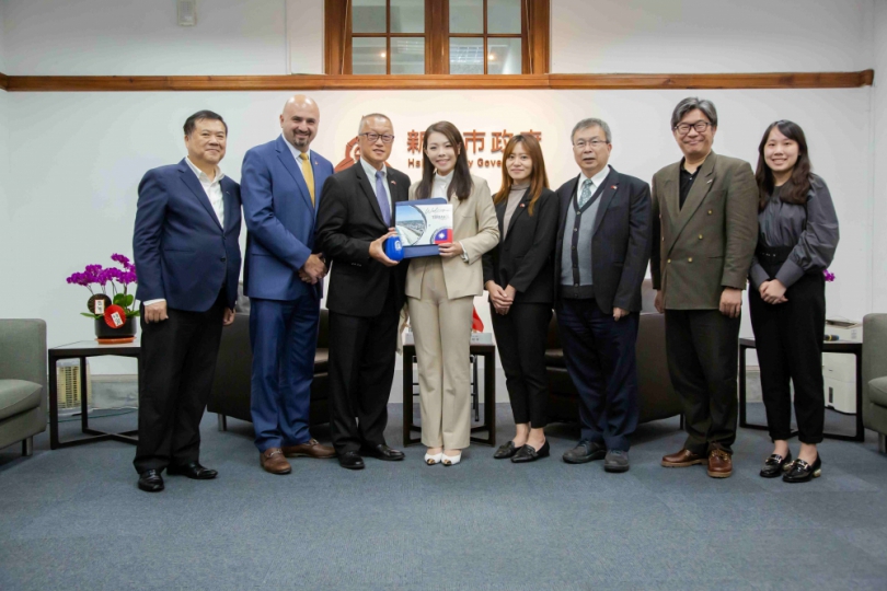 美國托倫斯市長陳光豪半年內二訪竹市  高虹安：持續深化城市外交