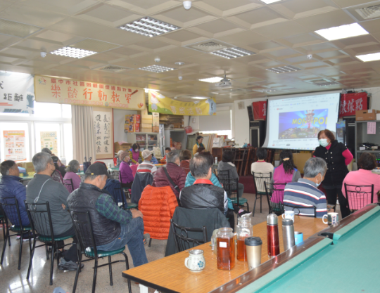 清水老人會舉辦科技養生重返青春不是夢講座活