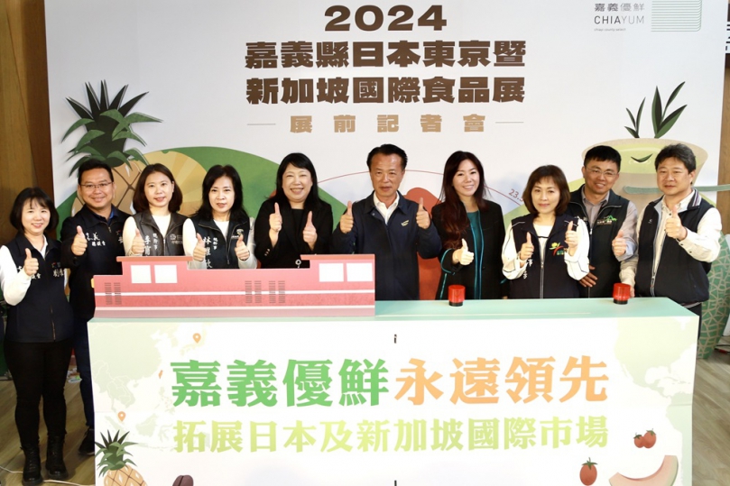 嘉義優鮮深耕日本市場　翁章梁率團赴東京食品展