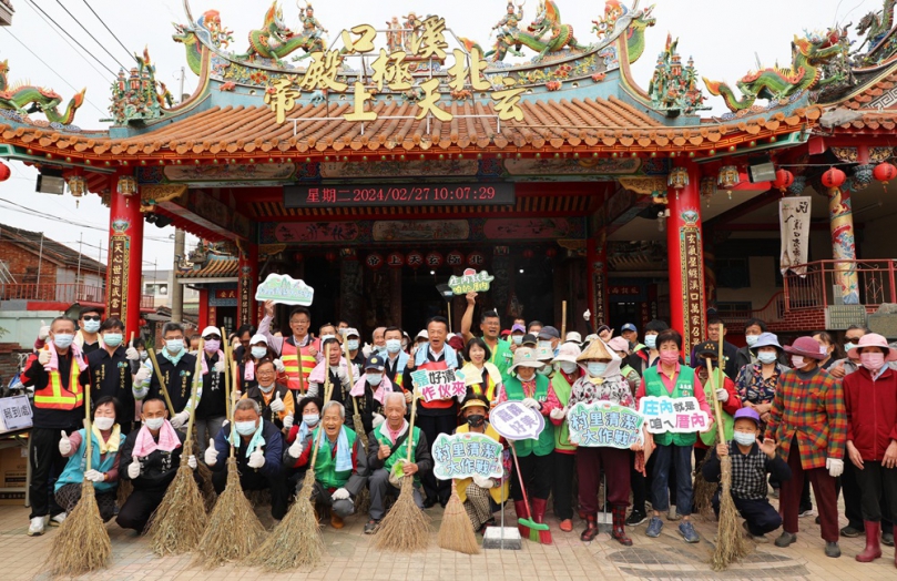 縣長領軍溪口環境大清潔　曾氏洋樓垃圾全數清除