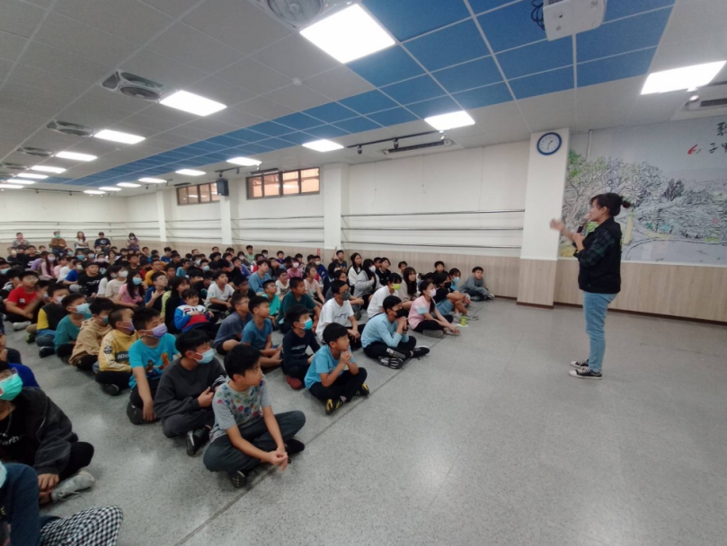 清水警方至校園進行識詐及人身安全宣導