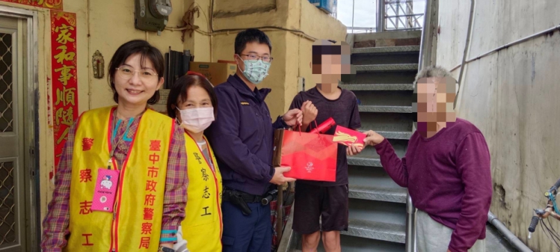 霧峰警關懷弱勢家庭  輔導國中生重拾學習熱忱